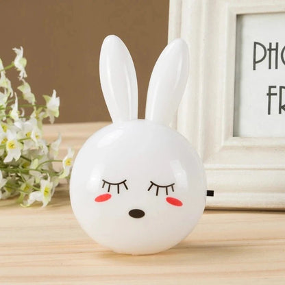 veilleuse prise lapin blanc