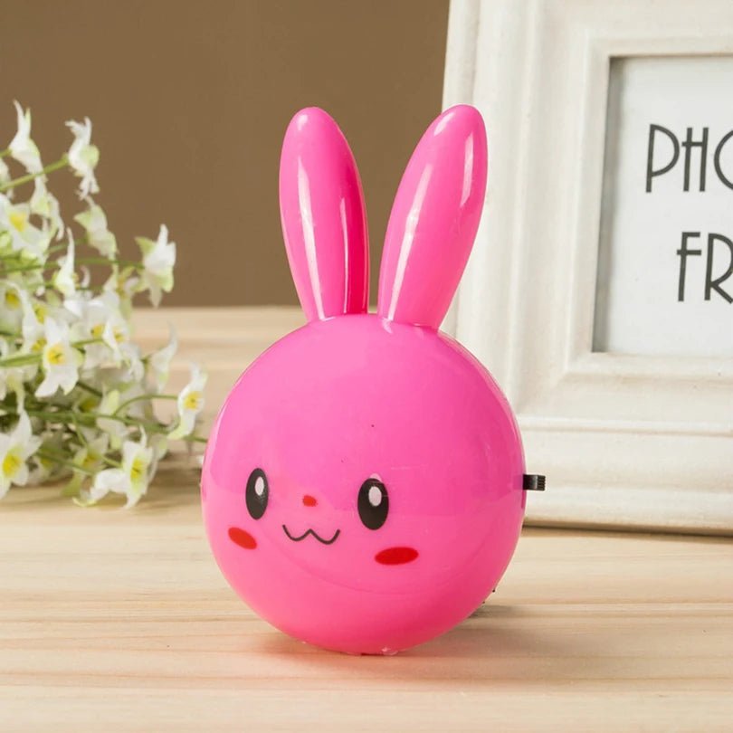 veilleuse prise lapin rose